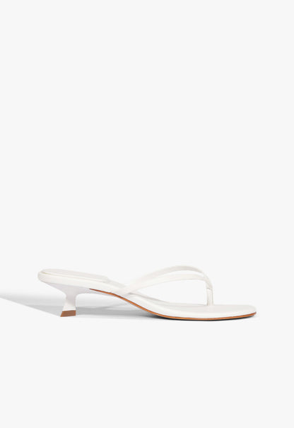 Carolyn Leather Sandal 5 White Leather - Schutz Shoes