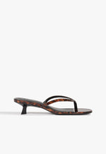 Carolyn Patent Sandal 5 Brown Patent - Schutz Shoes