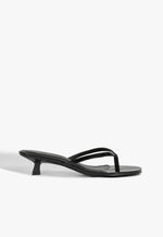 Carolyn Patent Sandal 5 Black Patent - Schutz Shoes