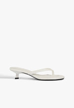 Carolyn Sandal 5 White Leather - Schutz Shoes