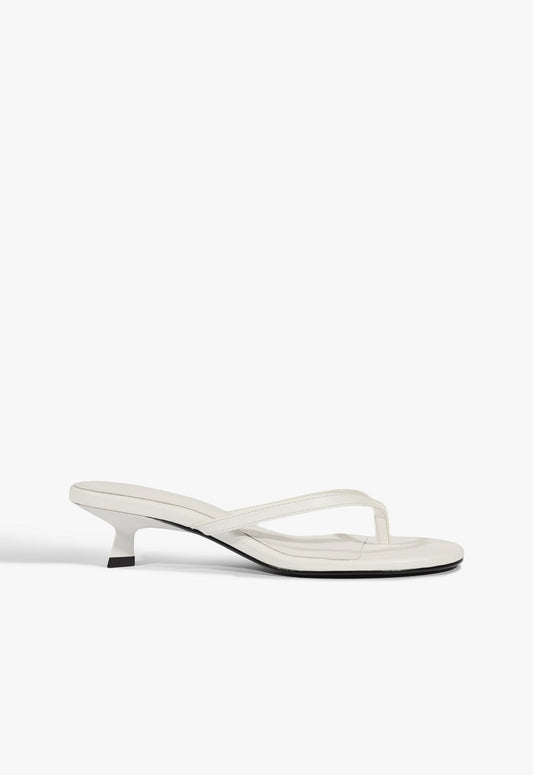 Carolyn Sandal 5 White Leather - Schutz Shoes