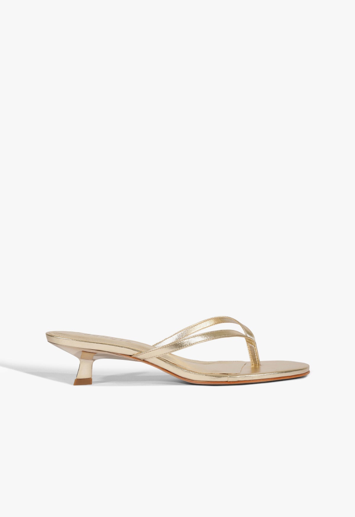 Carolyn Metallic Leather Sandal 5 Platinum Metallic - Schutz Shoes