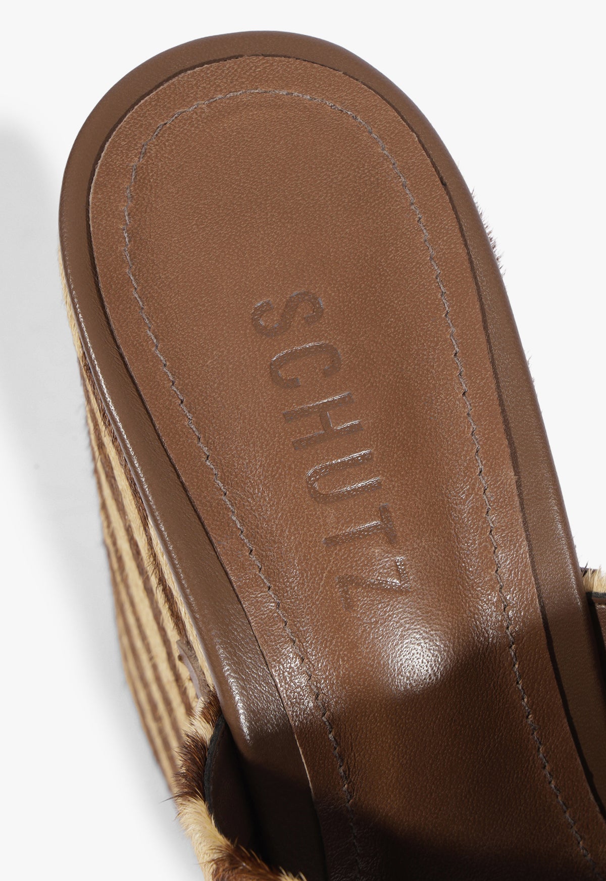 Dalle Studs Animal Print Leather Sandal - Schutz Shoes