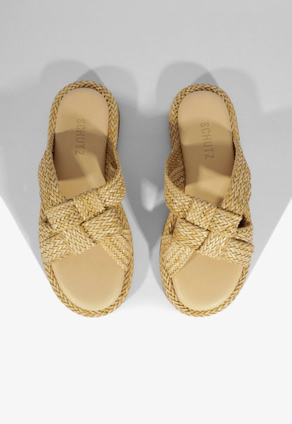 Kali Beige Sporty Sandal - Schutz Shoes
