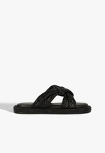 Kali Black Sporty Sandal 5 Black Synthetic - Schutz Shoes