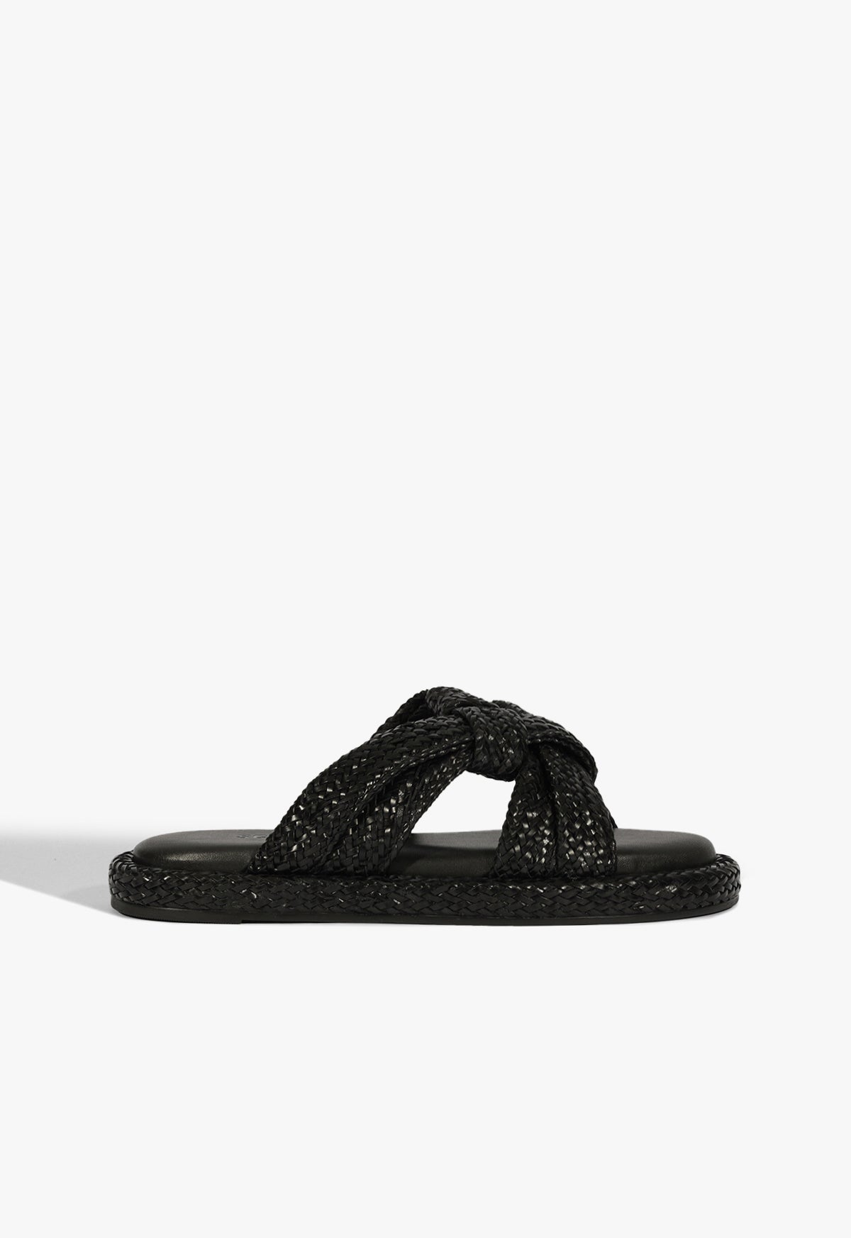 Kali Black Sporty Sandal 5 Black Synthetic - Schutz Shoes