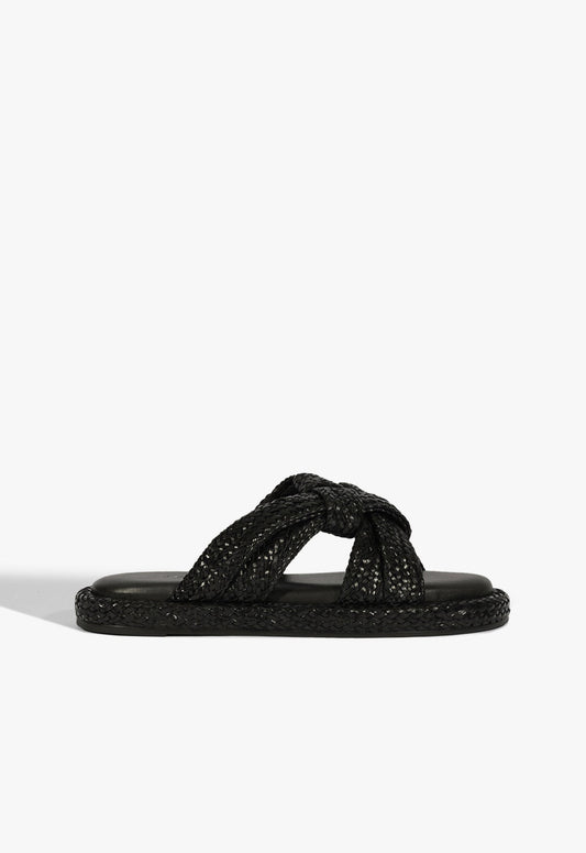 Kali Black Sporty Sandal 5 Black Synthetic - Schutz Shoes