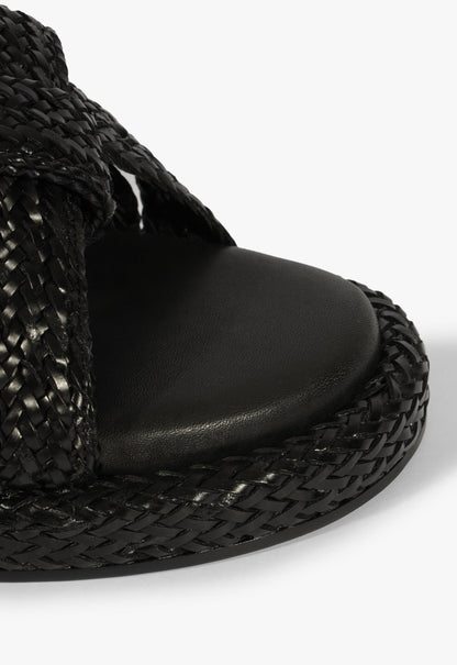 Kali Black Sporty Sandal - Schutz Shoes