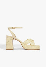 Kira Sandal 5 Natural Nibs Synthetic - Schutz Shoes