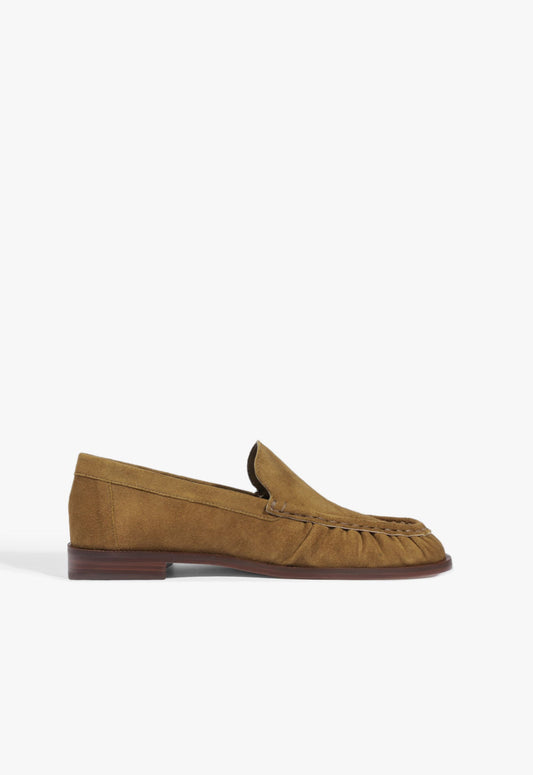 Tyla Suede Flat 5 Dried Olive Suede - Schutz Shoes
