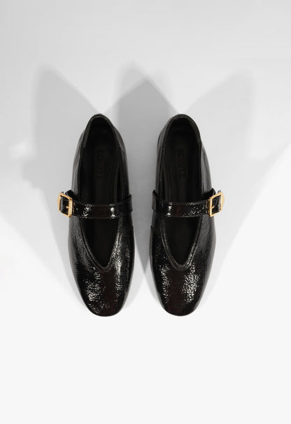 Vick Buckle Patent Leather Ballet Flat - Schutz Shoes