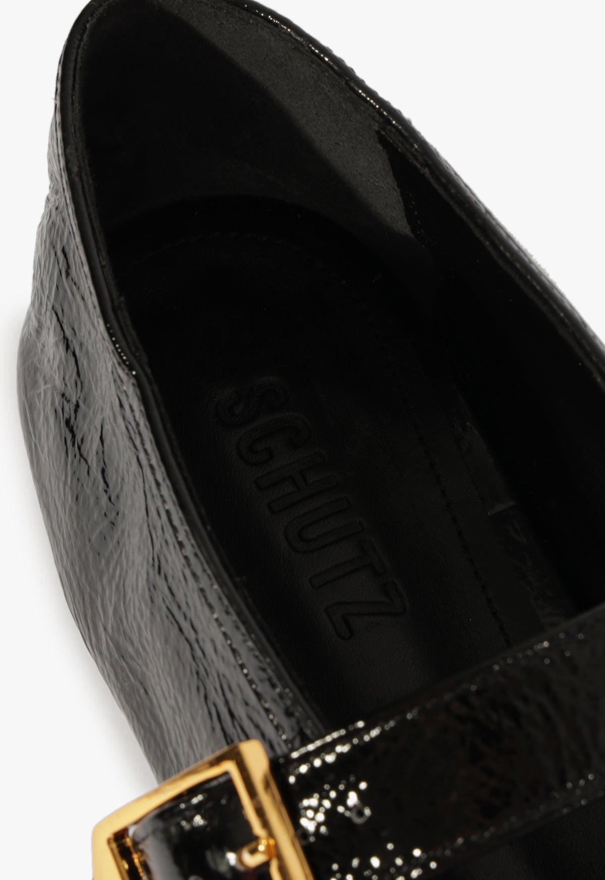 Vick Buckle Patent Leather Ballet Flat - Schutz Shoes