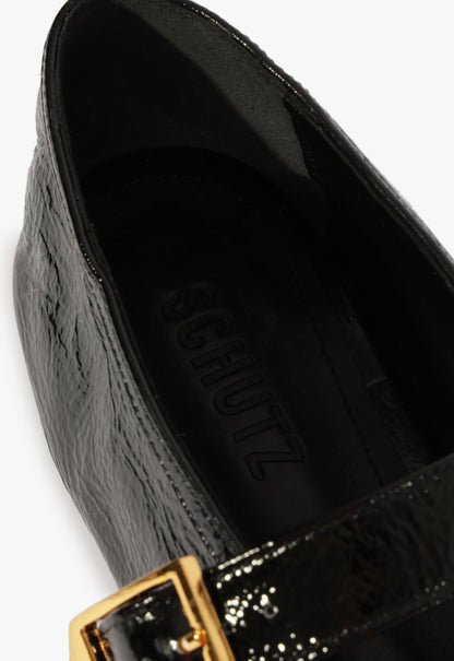 Vick Buckle Patent Leather Ballet Flat - Schutz Shoes