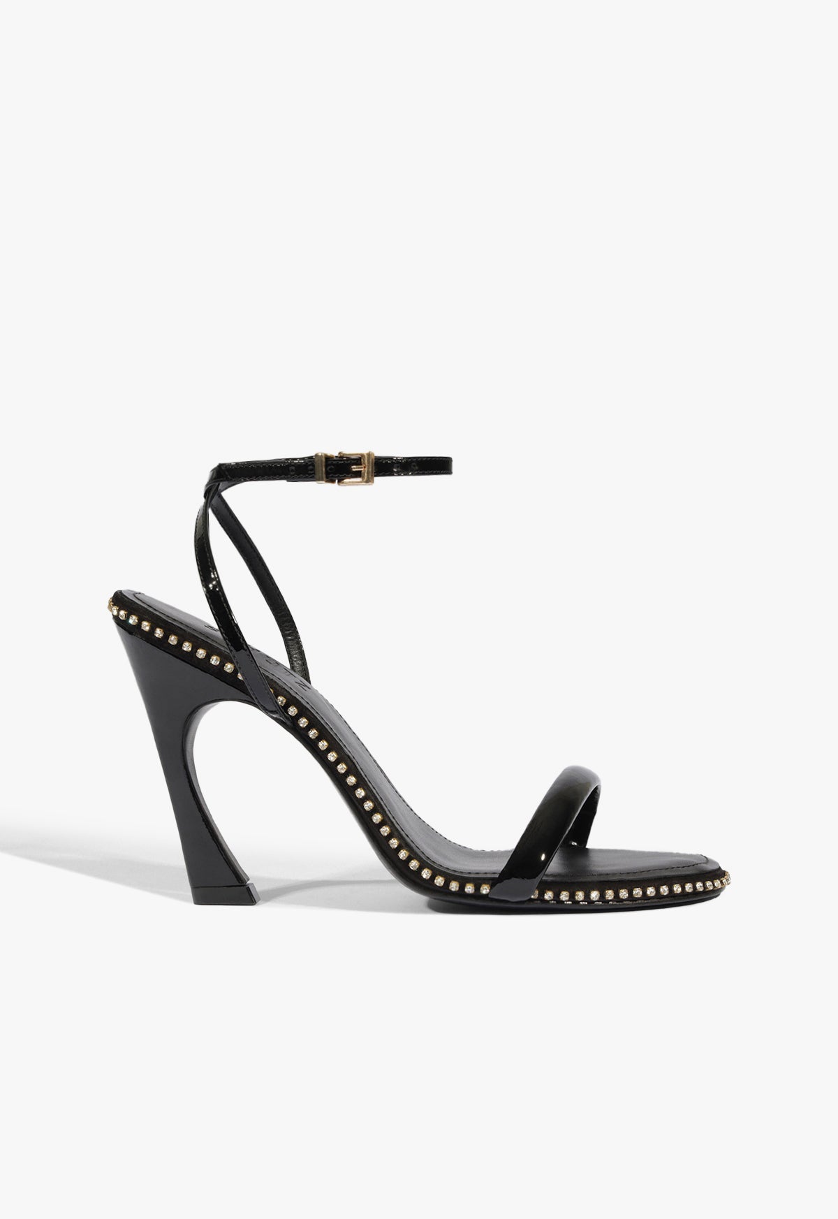 Lexi Glam Patent Stiletto Sandal 5 Black Patent - Schutz Shoes