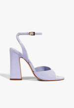Harriet Patent Sandal 5 Lavander Sky Leather - Schutz Shoes