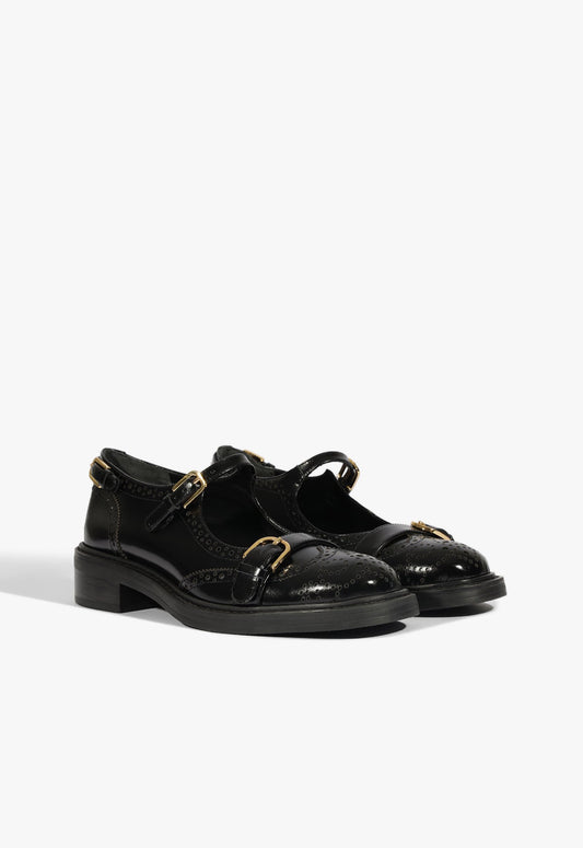 Dafne Leather Flat - Schutz Shoes
