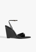 Elodie Patent Sandal 5 Black Patent - Schutz Shoes