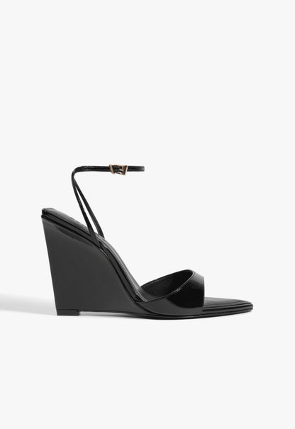 Elodie Patent Sandal 5 Black Patent - Schutz Shoes