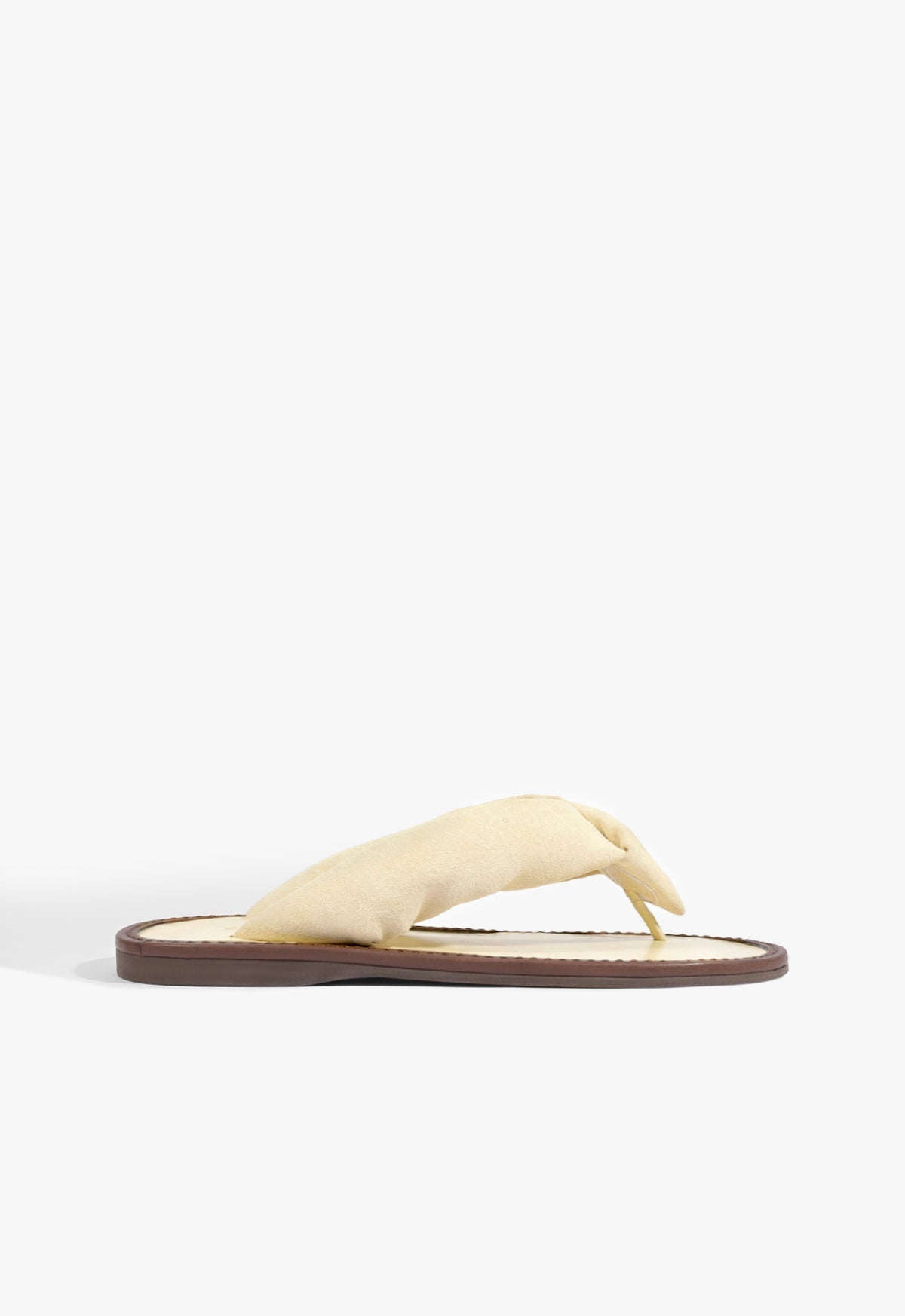 Aurea Casual Suede Sandal 5 Egg Shell Suede - Schutz Shoes
