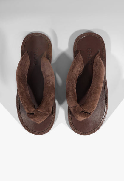 Aurea Casual Suede Sandal - Schutz Shoes