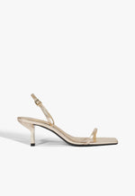 Judith Metallic Sandal 5 Platina Metallic - Schutz Shoes