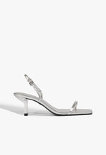 Judith Metallic Sandal 5 Silver Metallic - Schutz Shoes