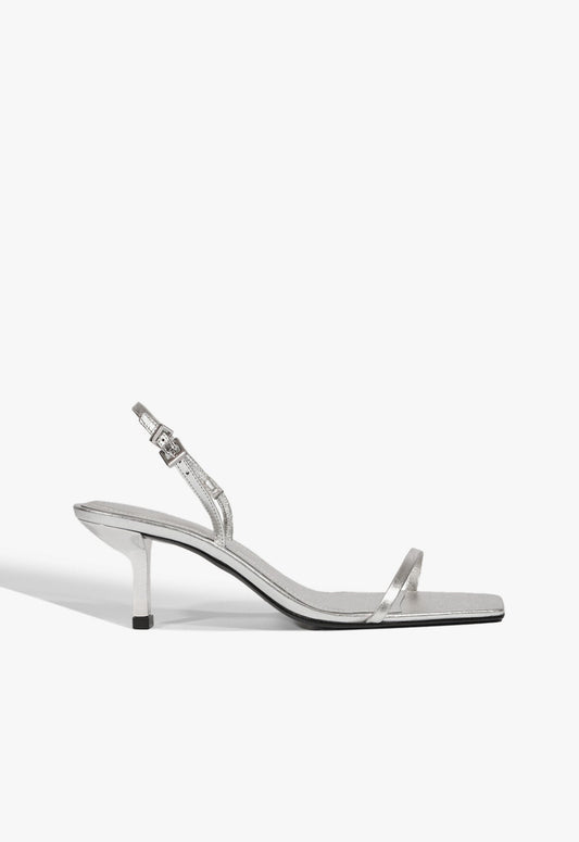 Judith Metallic Sandal 5 Silver Metallic - Schutz Shoes