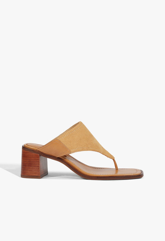 Sage Sandal 5 Light Wood Suede - Schutz Shoes