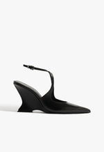 Siena X Leather Pump 5 Black Leather - Schutz Shoes