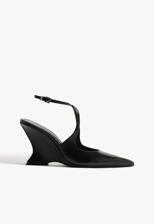 Siena X Leather Pump 5 Black Leather - Schutz Shoes