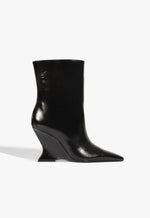 Siena Leather Bootie 5 Black Leather - Schutz Shoes