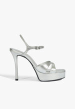 Maxine Metallic Sandal 5 Silver Metallic - Schutz Shoes