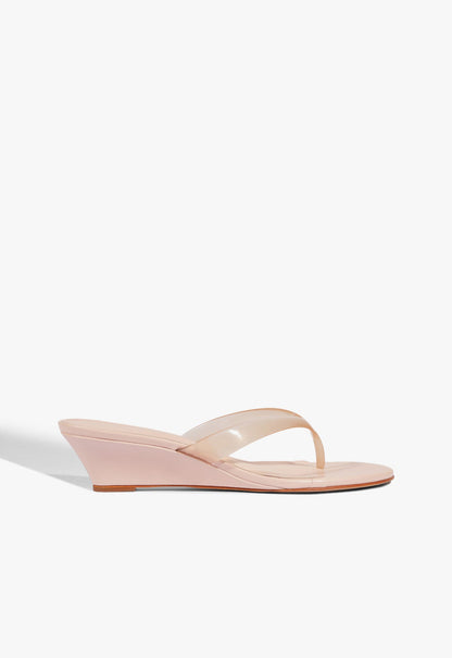 Roslyn Wedge Jelly Sandal 5 Cotton Candy Synthetic - Schutz Shoes