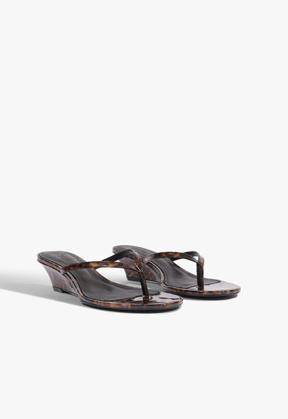 Roslyn Wedge Tortoise Sandal - Schutz Shoes