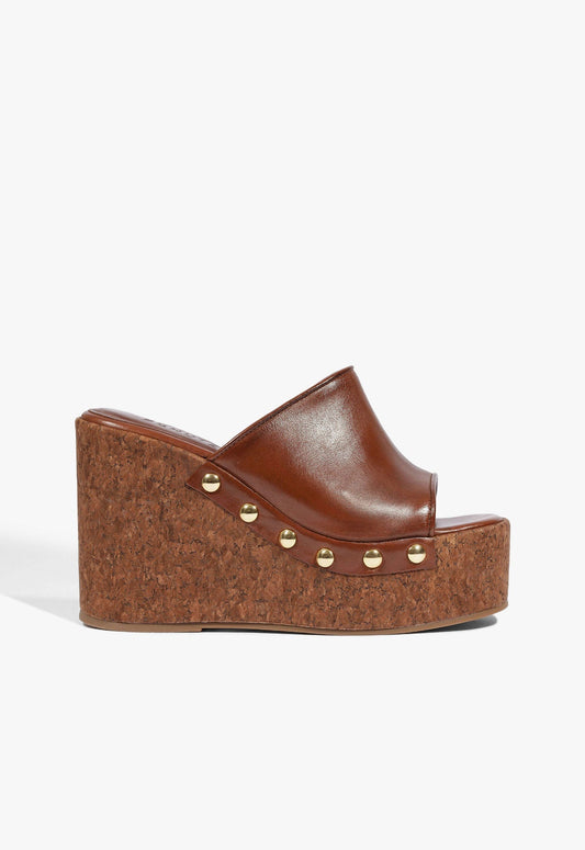 Stephie Sandal 5 Warm Toffee Leather - Schutz Shoes