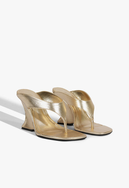 Maya Metallic Leather Sandal - Schutz Shoes