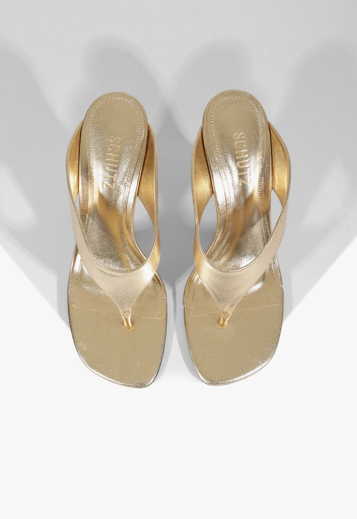 Maya Metallic Leather Sandal - Schutz Shoes
