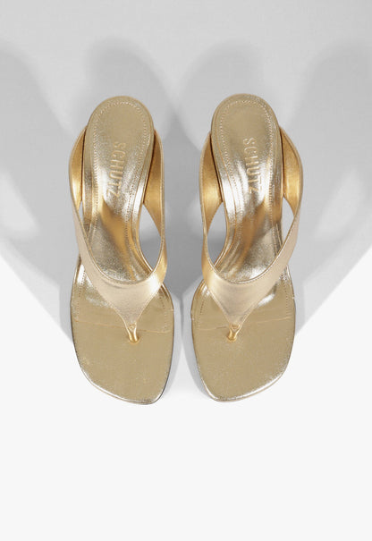 Maya Metallic Leather Sandal - Schutz Shoes