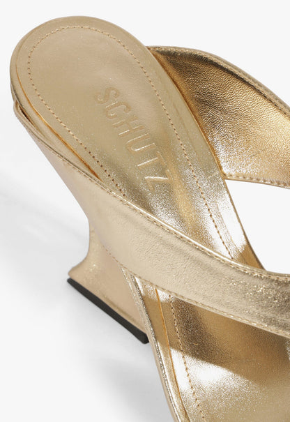 Maya Metallic Leather Sandal - Schutz Shoes