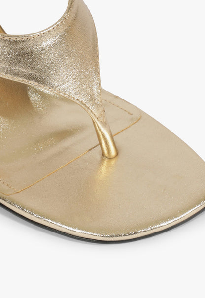 Maya Metallic Leather Sandal - Schutz Shoes