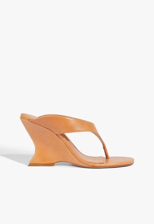 Maya Leather Sandal 5 Earth Clay Leather - Schutz Shoes