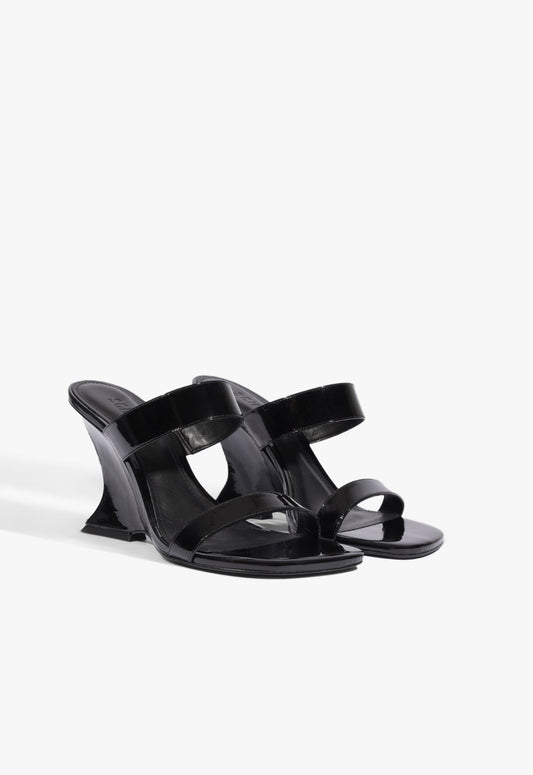 Siena Mule Patent Leather Sandal - Schutz Shoes