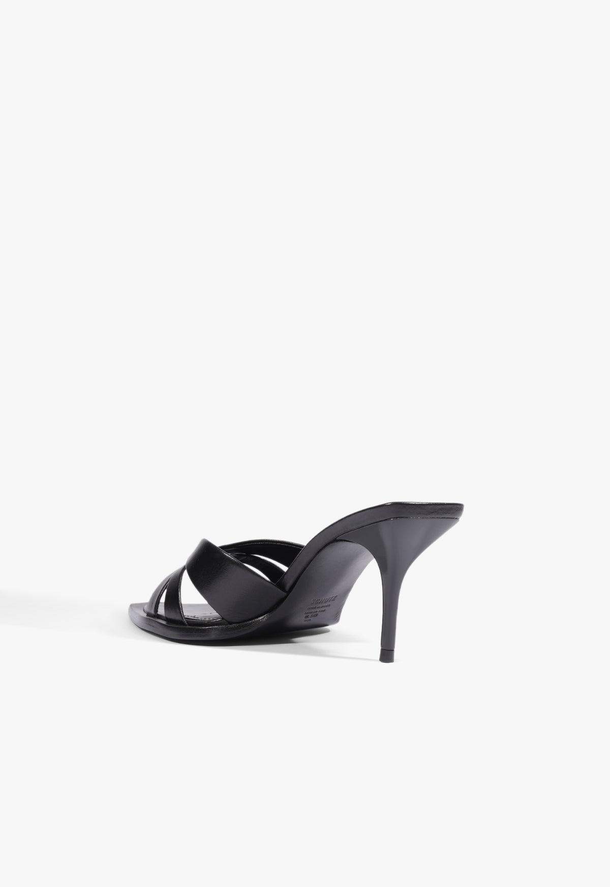 Keefa Leaf Mule Leather Sandal - Schutz Shoes
