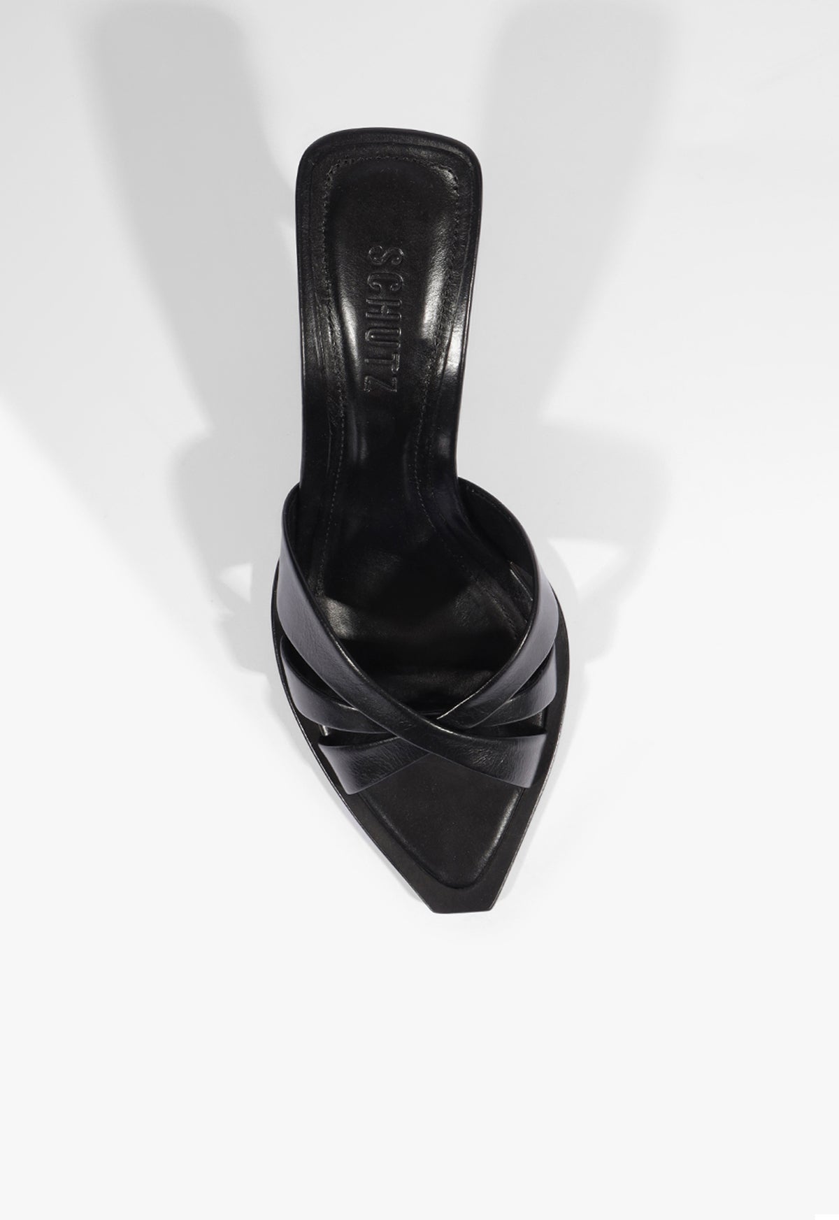 Keefa Leaf Mule Leather Sandal - Schutz Shoes