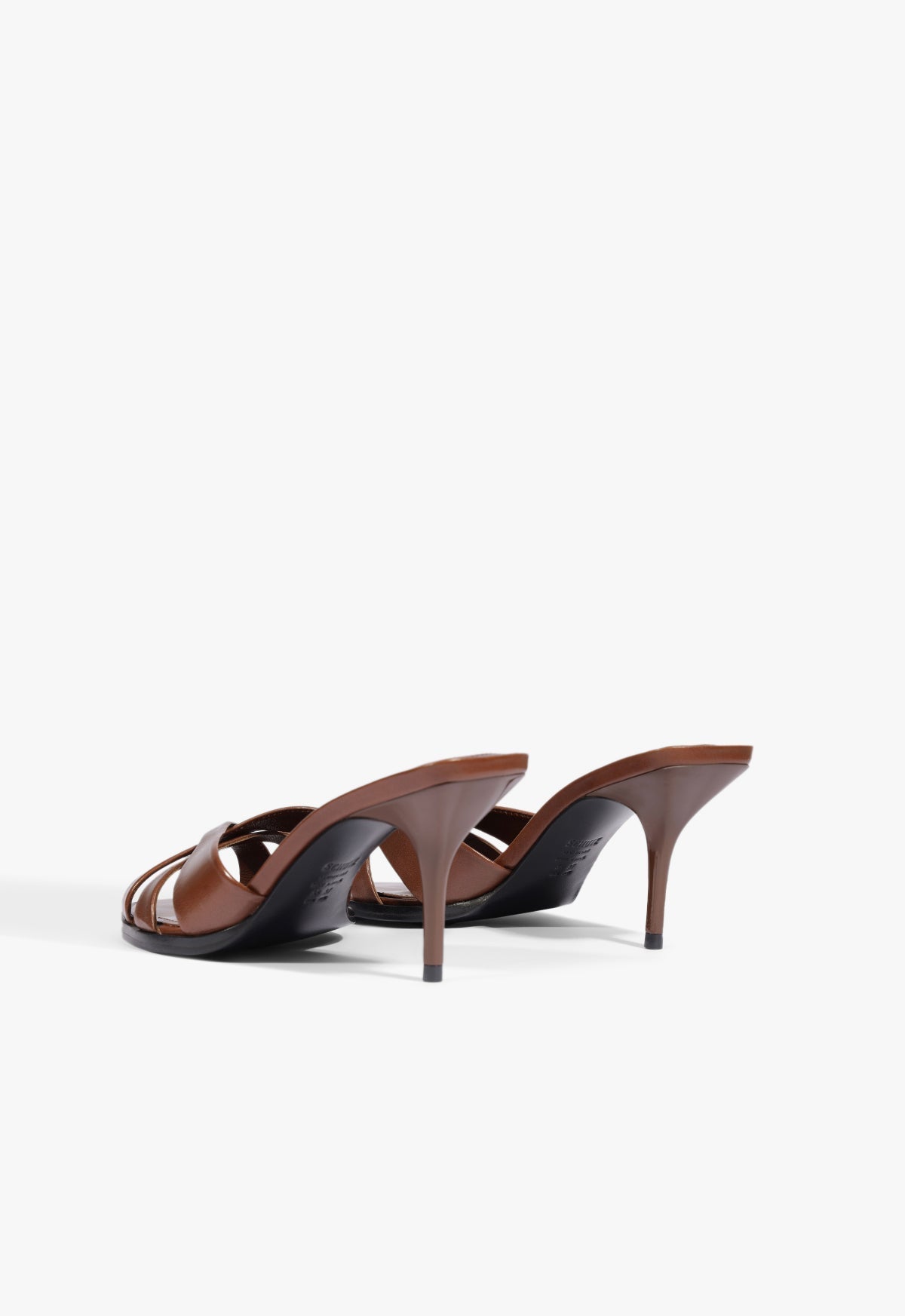 Keefa Leaf Mule Leather Sandal - Schutz Shoes