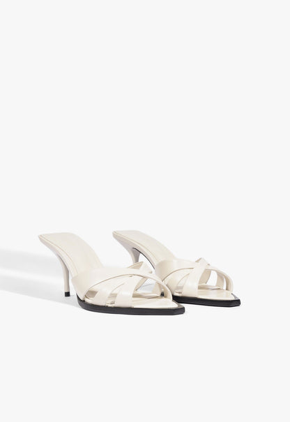 Keefa Leaf Mule Leather Sandal - Schutz Shoes
