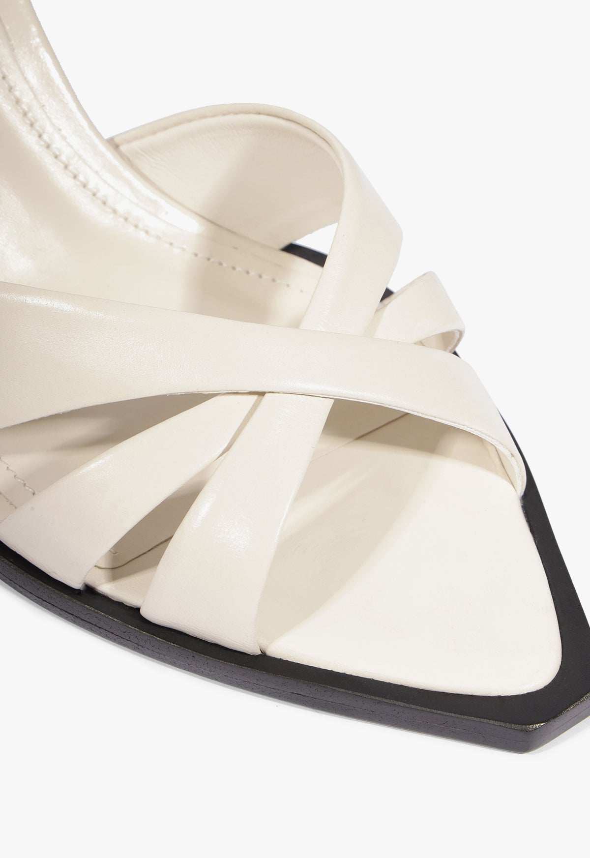Keefa Leaf Mule Leather Sandal - Schutz Shoes