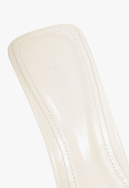 Keefa Leaf Mule Leather Sandal - Schutz Shoes