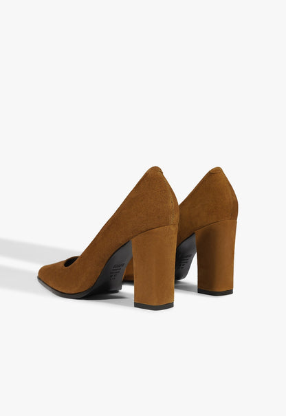 Eleanor Welt Suede Pump - Schutz Shoes