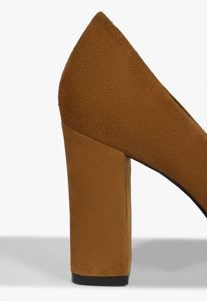 Eleanor Welt Suede Pump - Schutz Shoes